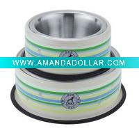 Wholesale Stainless steel pet bowl