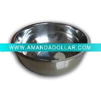 Stainless steel pet bowl