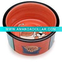 ceramic pet bowl