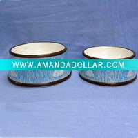 Wholesale Food safe ceramic dog bowl dishes