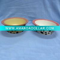 Food safe ceramic pet feeding bowl