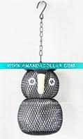 owl shape peanut bird feeder