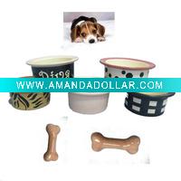 Food safe ceramic pet feeder