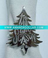 Wholesale xmas tree shaped napkin ring