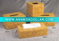 Wholesale leather tissue box
