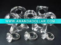 crystal napkin holder