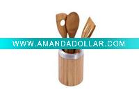 bamboo dinnerware set