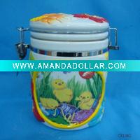 Wholesale Porcelain Conister Sets With Decal