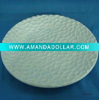 White Dinnerware ceramic Plate