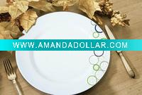 Wholesale Purple porcelain dinnerware set