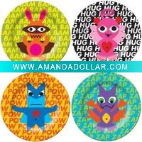 4pcs melamine children plate set