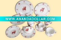 Christmas dinnerware