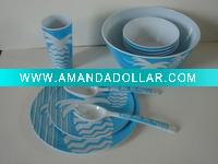 10-pcs melamine dinnerware set