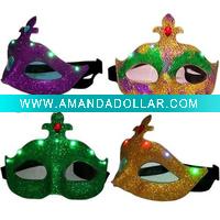 LED Mardi Gras Mask