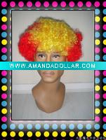 Wholesale 2012 World Cup Football Sports fans Mask cheer team Wig Party FBW-0007