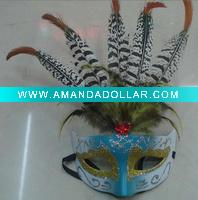 feather mask