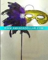 Wholesale fashion feather mask