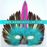 Wholesale Hot sale! new feather party mask leader's mask