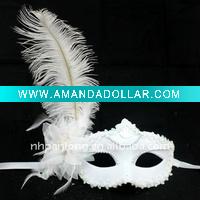 Wholesale 2011 latest fashion party mask,hot sale fashion feather mask, masquerade party mask DM0001