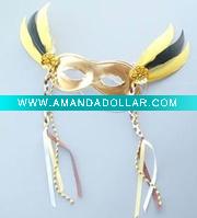fashion feather mask