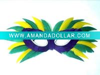 feather mask
