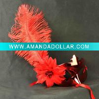 plastic material Christmas party masks