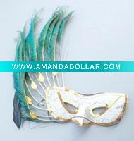 feather mask