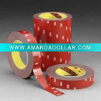 Wholesale red whith speckle single side bag bopp tape