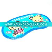 Wholesale Cute Silk Sleeping Eye Mask with Cartoon Pattern