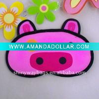 Wholesale Red Sleep Eye Mask with Cartoon Imagine