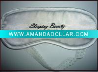 Wholesale embroidery logo 100% Silk sleeping eye mask