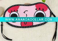 Wholesale cute face pinted eye mask