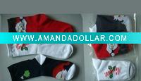 Wholesale knitting christmas socks
