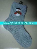 Wholesale acrylic christmas socks