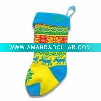 Wholesale Children's christmas Socks with Jacquard Design, Made of 100% Acrylic