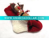 Wholesale children christmas acrylic socks