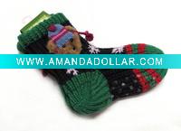 Wholesale children christmas acrylic socks