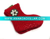Wholesale children christmas acrylic socks