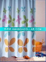 Wholesale daily life new design polyester waterproof shower curtain
