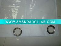 Wholesale polyester pvc two layers shower curtain