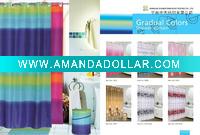 hookless shower curtain