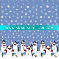 Wholesale printed penguin polyester shower curtain