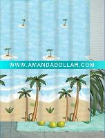 Wholesale 100% Polyester shower curtains