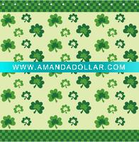 Wholesale printed leaves polyester shower curtain