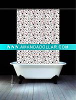 Wholesale printed polyester shower curtain