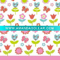 Wholesale printed flower polyester shower curtain