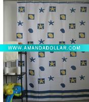 Wholesale 100% Polyester shower curtains