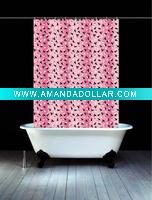 printed polyester shower curtain