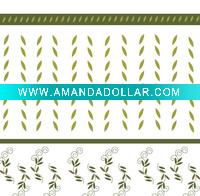 printed polyester shower curtain