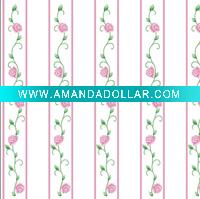 printed flower polyester shower curtain